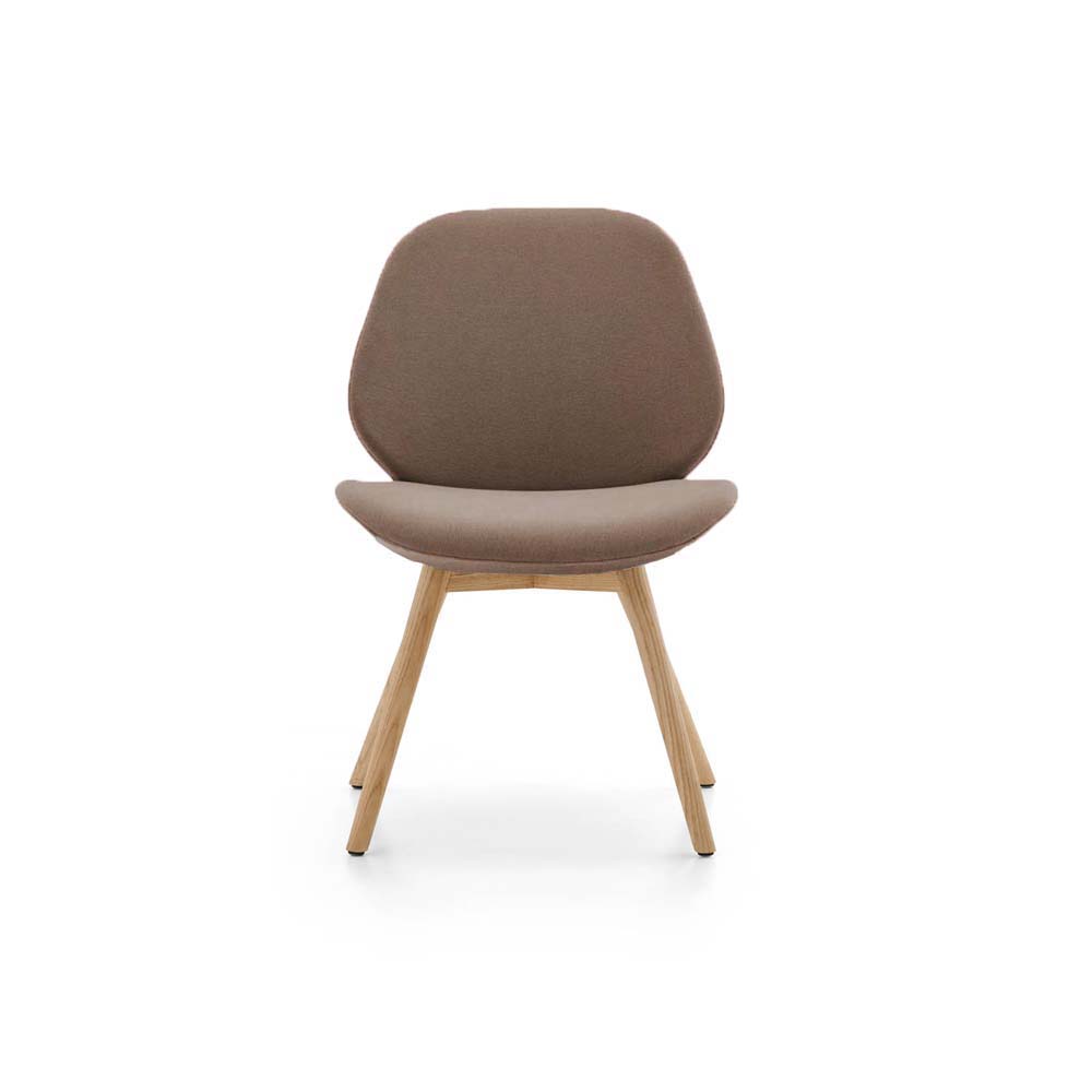 Стул с высокой спинкой для гостиной в современном стиле, деревянные ножки, обеденный стул для библиотеки