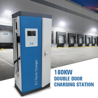 Chargeur rapide CC double CCS2/CHAdeMO/GBT 120-240kW | Étanche IP54 | Nouveau modèle à double porte