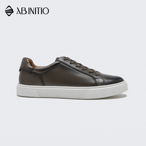 Fahion Designer Luxury Leather Flat Causal Lace Up Shoes <span class=keywords><strong>Zapatillas</strong></span> de deporte para hombres - Product Image 2