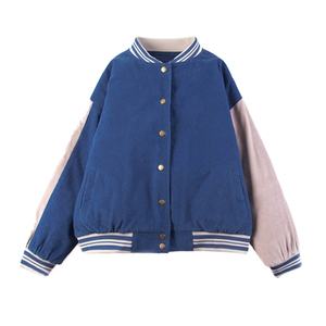 Chaqueta de Béisbol Unisex ZhongShan Dragon Uniform, Estilo Universitario, Lisa, de Forro Polar, Bordada, de <span class=keywords><strong>Lana</strong></span>/Acrílico, Impermeable, Talla Grande - Product Image 1