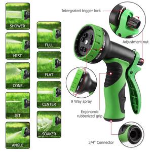 Manguera de Jardín Extensible Jade Hill de 50 Pies, Ligera, Antiabrasión, Enrollable, con Conectores de Latón Sólido y Núcleo de Látex - Product Image 4