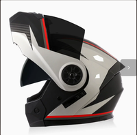 Nouveau casque de moto intégral OEM/ODM, coque ABS, logo personnalisé, modulaire, double visière, quatre saisons, fermeture rapide