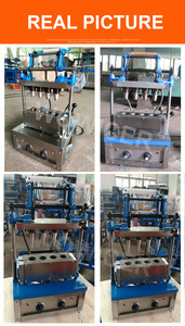 Nueva Máquina Eléctrica para Hacer Conos de Helado y Waffles, de Acero Inoxidable, Uso Comercial, Alta Productividad, Control Táctil, 380V/220V - Product Image 6