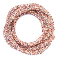 Coloré Ab Résine Appliques Strass Garniture Chaîne Bandage Cristaux Cordon Strass Tube pour Accessoires De Vêtement