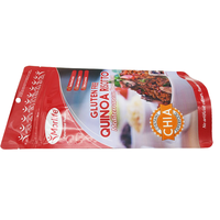 Sacs en Mylar imprimés UV personnalisés, pochettes verticales pour risotto instantané, repas prêts à consommer, emballages alimentaires pratiques pour riz