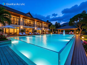 Jardín familiar Acrílico Ventana Fibra de vidrio <span class=keywords><strong>Sobre</strong></span> <span class=keywords><strong>el</strong></span> suelo Piscina <span class=keywords><strong>Cielo</strong></span> al aire libre Acrílico <span class=keywords><strong>a</strong></span>éreo Piscina transparente - Product Image 3