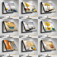 Décoration d'intérieur Vente en gros de cadres en aluminium PS en porcelaine cristal Boîte de compteur électrique en toile Peinture murale décorative