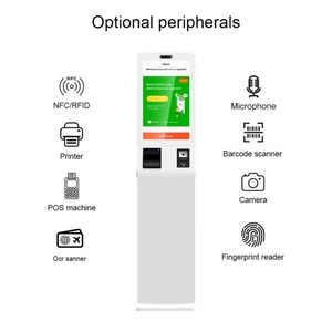 Affichage numérique interactif avec imprimante de <span class=keywords><strong>paiement</strong></span> NFC, kiosque tactile en libre-service pour restaurants, commerces, hôpitaux, aéroports - Product Image 3