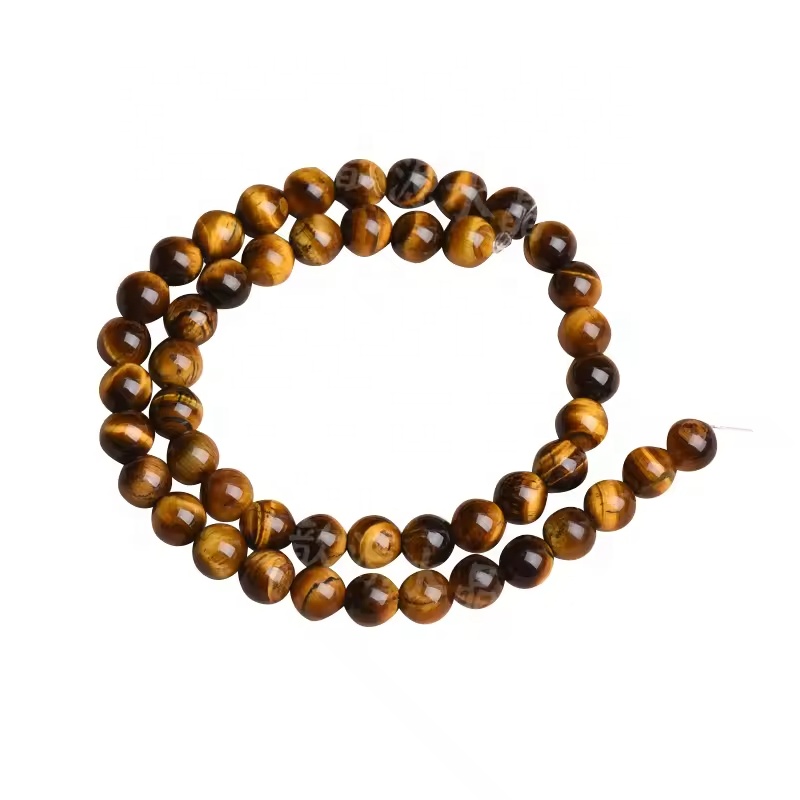 Wholesale Tiger Eye Agate Quartz Round Loose Beads 4/6/8/10/12mm Natural Stone Jewelry Making DIY Bracelet Necklace Components
