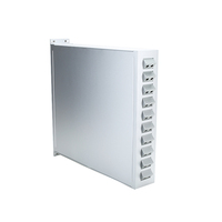 Boîtier de serveur NAS 2U de 19 pouces à montage en rack, en aluminium et acier galvanisé, boîtier métallique IP54, stockage industriel