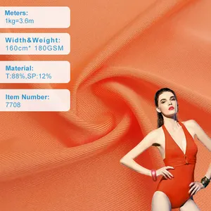 Swimwear Oem Custom Strong Water Absorption Swimwear Fabric Light Resistant Anti-wrinkle And Non-ironing Fabric