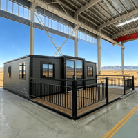 Casa Prefabricada Estándar de Instalación Rápida en Australia, Apartamento Plegable de 3 Dormitorios con Cocina y Baño