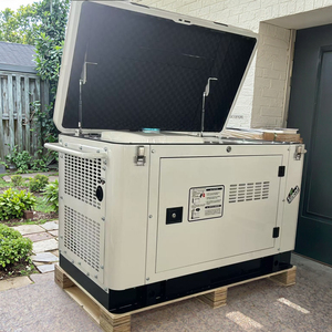 เครื่องกำเนิดไฟฟ้าดีเซลแบบพกพาขนาด 10KVA สำหรับใช้ในชุมชน  แบบเงียบ  พร้อมระบบกันเสียง  กำลังไฟ 5kw  ดีไซน์แบบปิด  ระบบ ATS สำหรับใช้ในบ้านทุกวัน  แรงดันไฟฟ้า 110V - Product Image 6