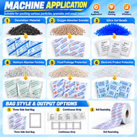 Machine d'emballage et de conditionnement automatique VFFS pour sachets de poudre de piment, céréales, sel, sucre, paprika et agent désoxydant