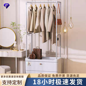 Clothing Organizer Clothes Rack Standing Type Rectangular Multi Functional Storage Cabinet For Home Bedroom - Product Image 5