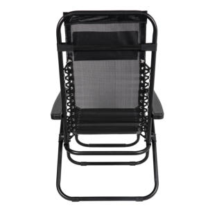 كرسي للحديقة قابل للطي قابل للطي مع وضعية قابلة للتعديل منعدم الجاذبية للبيع بالجملة كرسي استلقاء خارجي مع وضعية للشمس لجانب حمام السباحة - Product Image 4