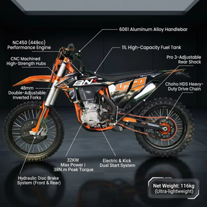 Moto tout-terrain 450cc 4 temps à essence, 5 vitesses, refroidie par eau, pour adultes, <span class=keywords><strong>enduro</strong></span>, motocross, course hors route - Product Image 3