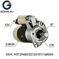 Nuevo Motor de Arranque de 12V 0.8KW 8T de 8 Dientes CW, Diseñado con Precisión, para Motor Nissan 510 Z20 M3T29482 Gongjiu