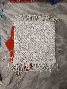 Funda de Almohada de Macramé de Algodón Bohemio, Funda de Cojín con Borlas Hechas a Mano para Sofá, Cama, Decoración de Hotel - Product Image 4