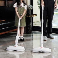 Nettoyeur de sol électrique rotatif puissant Cleanhome avec télécommande, seau et pulvérisation automatique sans fil pour le nettoyage domestique