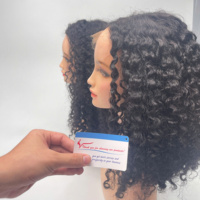 Siap untuk dikirim stok besar Wig rambut manusia keriting Thailand dengan 5x5 penutupan 4 bundel harga grosir renda Swiss definisi tinggi