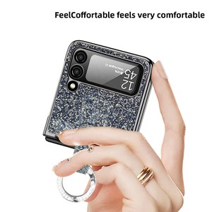 เคสโทรศัพท์แบบพับได้สำหรับ Samsung Galaxy ZFlip ลดราคา 60% พร้อมที่วางแหวน, ป้องกันการตกกระแทกแบบเต็มรูปแบบ - Product Image 3