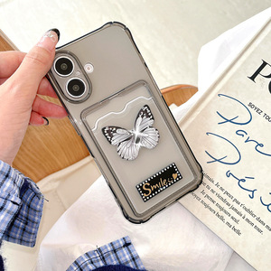 Phong cách Bìa Wallet mềm điện thoại di động Trường hợp với Glitter điện thoại di động <span class=keywords><strong>Shell</strong></span> Đối với iPhone 16 15 13 12 11 Pro Max PM - Product Image 4