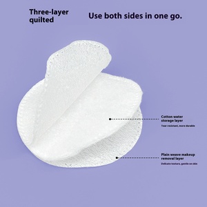 Personnalisation professionnelle spécial cosmétique coton circulaire épais gaufrette trois couches tampons démaquillants ne laissent pas tomber la laine - Product Image 3