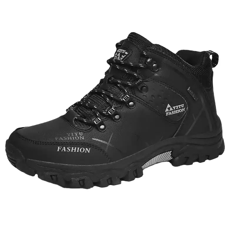 hot selling outdoor autumn and winter shoes men big size hiking Men Waterproof Trekking Mountain Hiking Boots