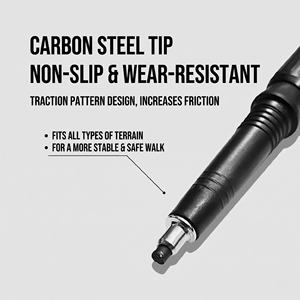 Bâton <span class=keywords><strong>de</strong></span> randonnée pliable en aluminium ultra-léger, télescopique 5 sections, poignée EVA, verrouillage rapide pour le camping et la randonnée - Product Image 4