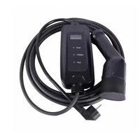 Adaptateur de prise personnalisé Mode 2 IEC62196-2 16A/32A Chargeur rapide portable pour véhicule électrique avec lampe de puissance