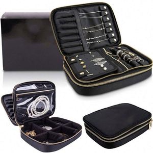 BSCI factory Travel Organizer display Case Tangle-Free Space-Saving Compact and Portable <b>box</b> <b>Storage</b> custom logo - Product Image 3