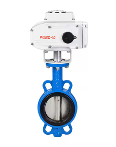 EPDM NBR PTFE SEAT Wafer Type DI Acier inoxydable 304 <span class=keywords><strong>Disque</strong></span> Pn16 Vanne papillon à eau avec actionneur électrique - Product Image 3