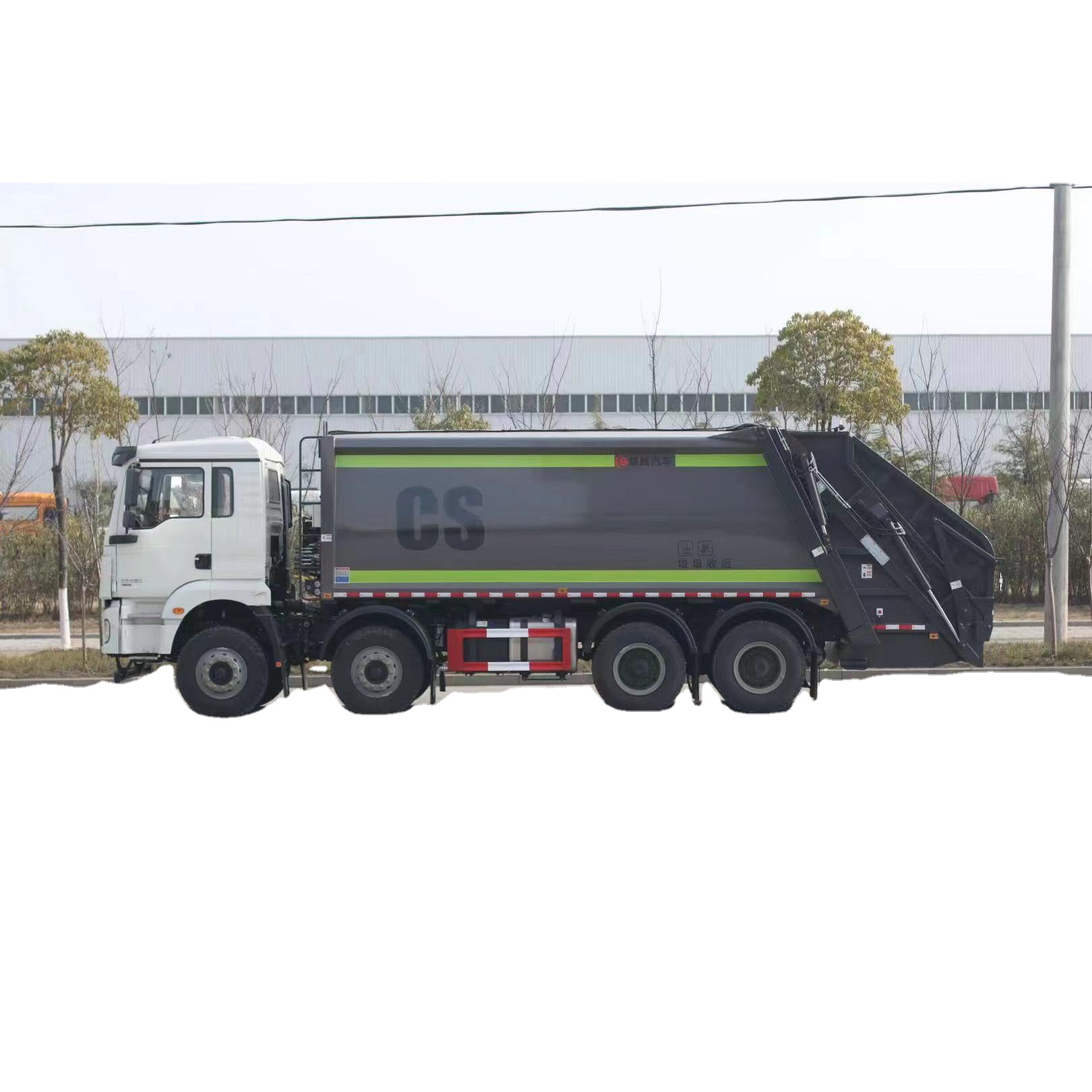 22 куб. М SHACMAN, Лидер продаж, задний погрузчик, уплотнитель мусора, машина для Аргентины, Чили, ОАЭ, Колумбии, Алжира