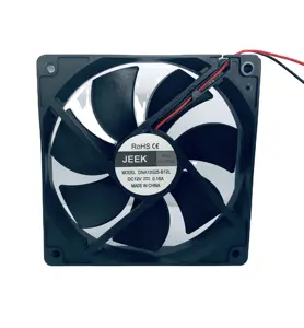 CE and ROHS certified JEEK DC 12v volt 24v 120mm 120*120*25mm power electric exhaust cooling industrial 12025 axial fans