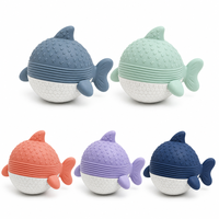 Jouet sensoriel en silicone en forme de requin mignon, jouet anti-stress pour enfants et adultes, OEM ODM, jouet en silicone personnalisé