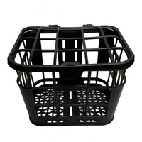 Accessoires de véhicule de panier en plastique de vélo électrique monté à l'avant pour pièces de vélo électrique