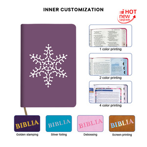 Innovación ASV Christian, Encuadernación con Hilo Metálico y Cierre Pop Lock, Impresión <span class=keywords><strong>Digital</strong></span>, <span class=keywords><strong>Biblia</strong></span> Sagrada con Impresión de Escritura, Tamaño A6 - Product Image 5