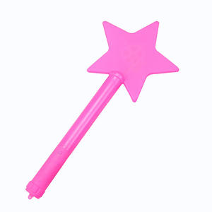 Tongkat menyala bintang klasik ekstra besar, mainan multiwarna datar tongkat bercahaya Neon perlengkapan pesta konser hadiah - Product Image 4