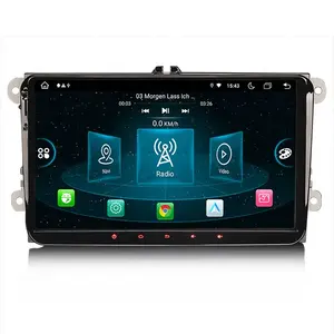 ES8998V 9" IPS Screen Android 12.0 Car Stereo GPS SatNav Radio For VW Sharan Jetta Seat Skoda DSP 4G LTE Wireless CarPlay Auto