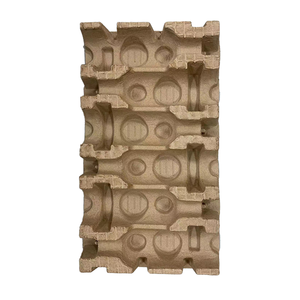 Solución de transporte de vino sostenible: embalaje moldeado de pulpa de vino tinto ecológico para envío de cero residuos - Product Image 4