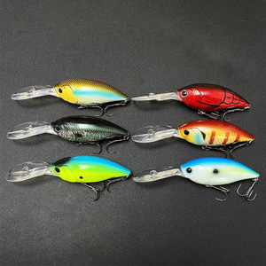 เหยื่อปลอมแบบ Crankbait ขนาด 75 มม. น้ำหนัก 22 กรัม ทำจากวัสดุ ABS |   6 สีที่สมจริง |   เหยื่อปลอมแบบลอยน้ำสำหรับตกปลาแบส <span class=keywords><strong>ปลา</strong></span>ไพค์ และปลาทะเล - Product Image 4
