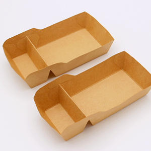 Disposable Sushi Tray Hot Sale Disposable Kraft Sushi Boat Tray