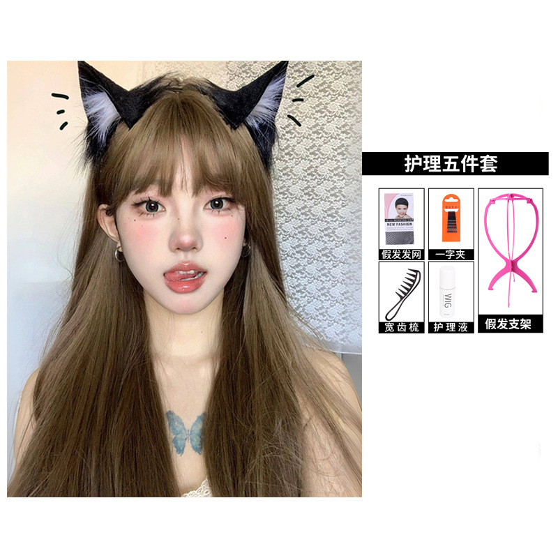 ชุดให้นมลูกผ้าลินินสีน้ำผึ้งชา ขนาด 60 ซม.