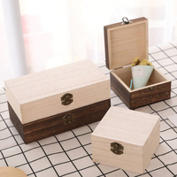 Boîte à cadeau en bois à rabat, boîte de rangement de bijoux, huile essentielle, parfum, boîtes d'emballage en bois, vente en gros