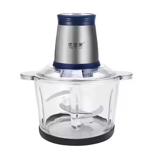 Procesador de Alimentos, Picadora de Carne y Verduras, Molinillos Eléctricos <span class=keywords><strong>Mini</strong></span> de Acero Inoxidable de 2L 3L para Cocina Casera - Product Image 2