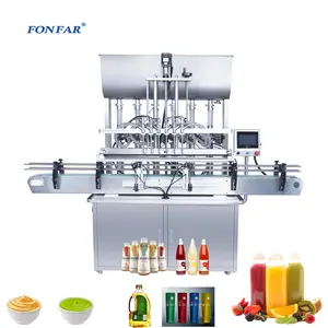 Hot selling shampoo soap cream honey oil sauce pet bottle automatic filling machine/automatic filling machine price