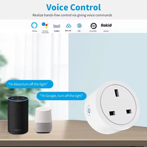 Aplicación Tuya Smart o Smart Life compatible con Alexa <span class=keywords><strong>Google</strong></span> Home 16A EU UK US Smart WiFi enchufe de alimentación con Monitor de alimentación WiFi enchufe inteligente - Product Image 3