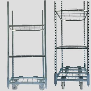 رف معدني للعرض مناسب لغرف الأطفال والمشاتل. عربة زهور زراعية وحاويات نباتات - Product Image 6