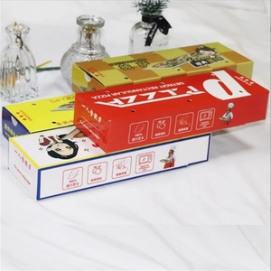 Thickened Disposable Rectangular <b>Pizza</b> Packaging <b>Box</b> for One Person Snack <b>Box</b> - Product Image 4